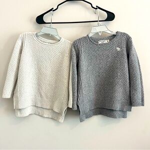 Abercrombie Kids Girls Sweaters (Lot of 2), size 3/4